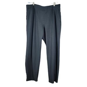 Pure Jill Tapered Ankle Pants Pima Cotton Modal Black Size L